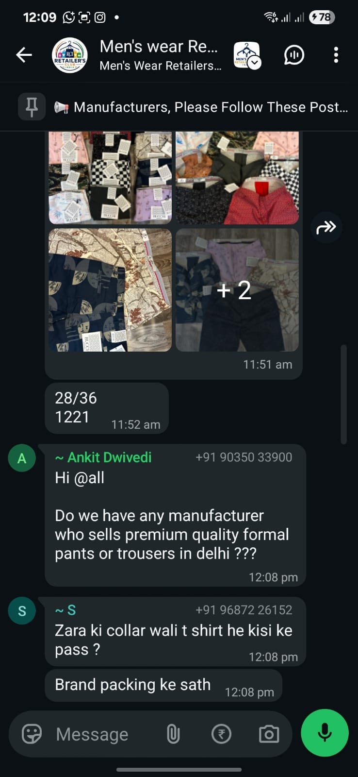 Retailer asking for a premium formal trouser manufacturer in Delhi